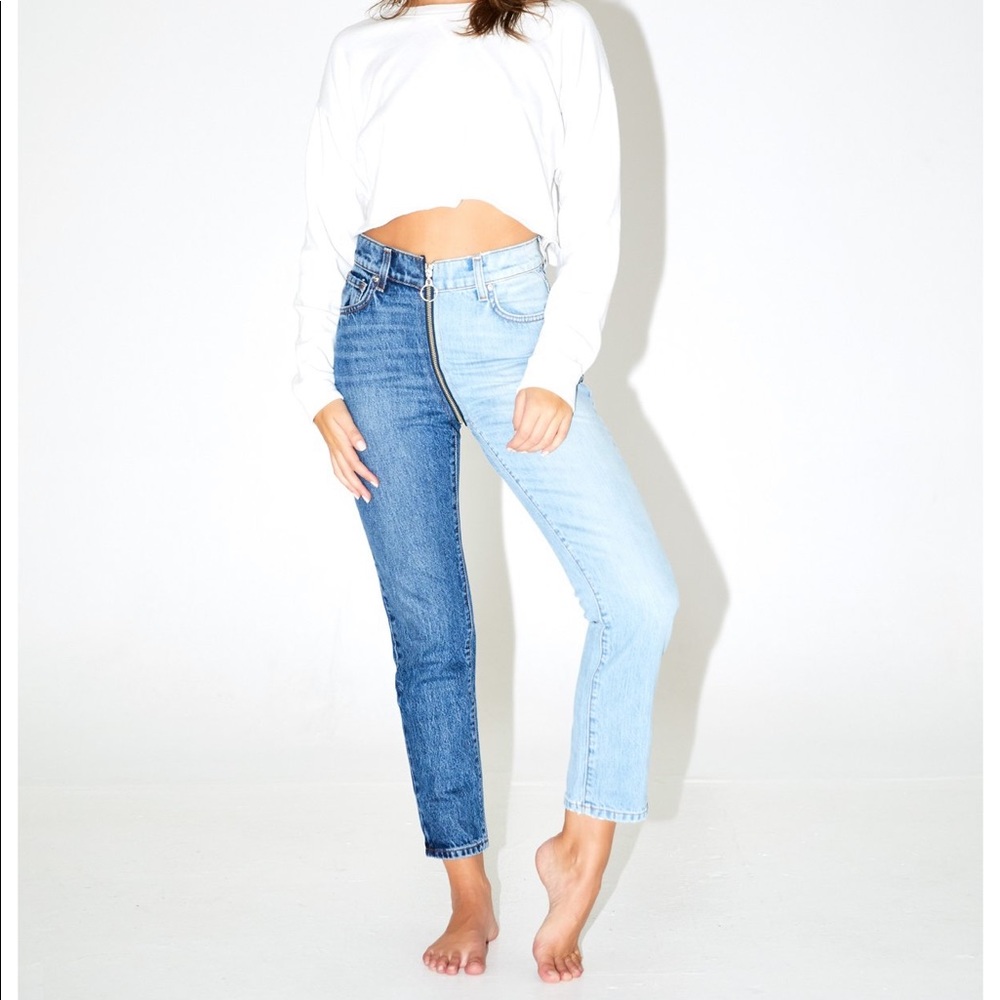 Revice Denim Yin Yang crop jeans